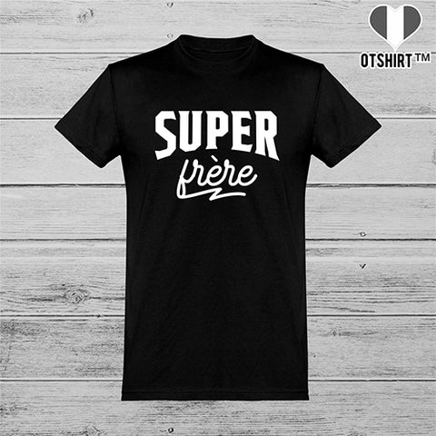  T shirt homme super frère 2