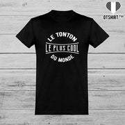  T shirt homme le tonton le plus cool du monde