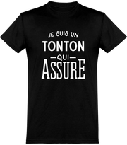  T shirt homme je suis un tonton qui assure