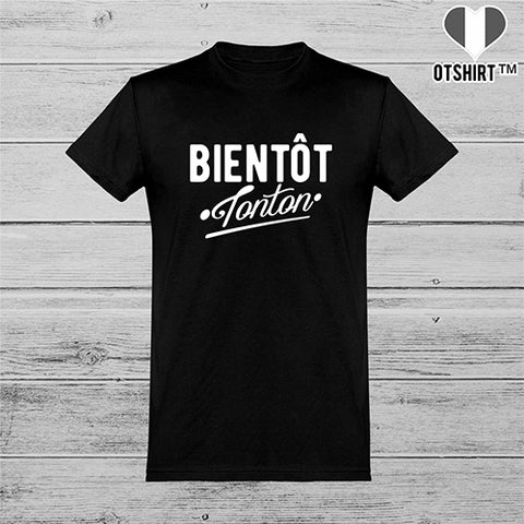  T shirt homme bientôt tonton