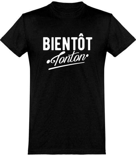  T shirt homme bientôt tonton