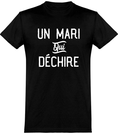  T shirt homme un mari qui déchire