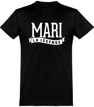  T shirt homme mari la légende
