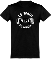  T shirt homme le mari le plus cool du monde