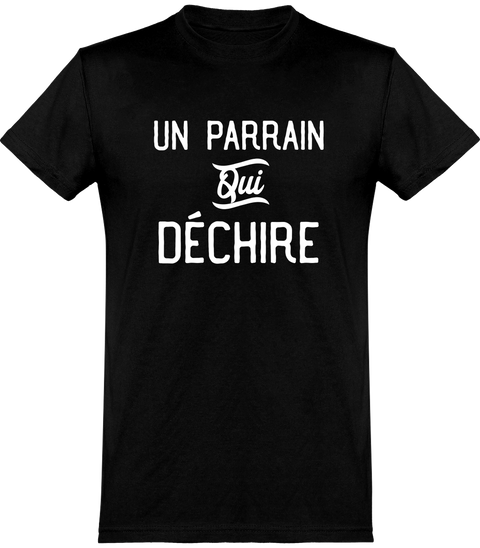 T shirt homme un parrain qui déchire