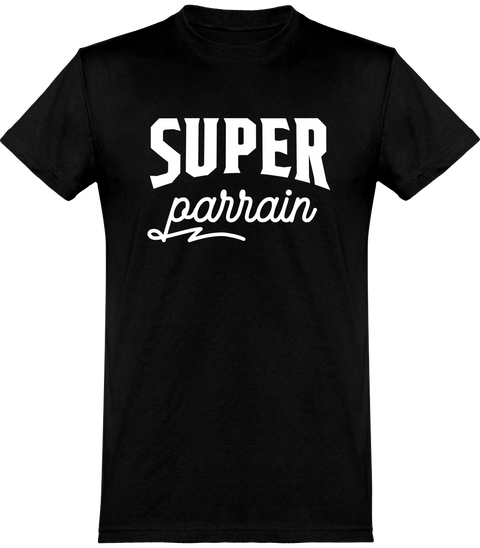  T shirt homme super parrain