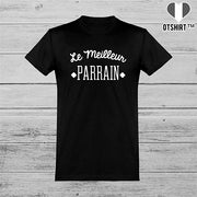  T shirt homme le meilleur parrain
