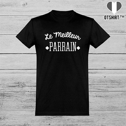  T shirt homme le meilleur parrain
