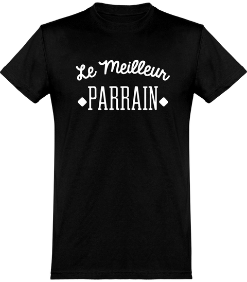 T shirt homme le meilleur parrain