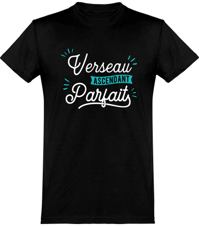  T shirt homme verseau ascendant parfait