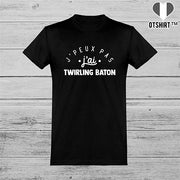  T shirt homme j'peux pas j'ai twirling baton