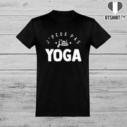  T shirt homme j'peux pas j'ai yoga
