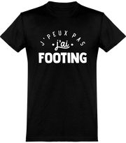  T shirt homme j'peux pas j'ai footing