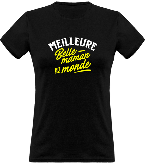T shirt femme meilleure belle-maman belle