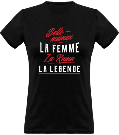 T shirt femme belle-maman la légende belle