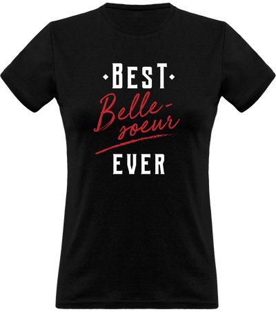 T shirt femme best belle soeur ever