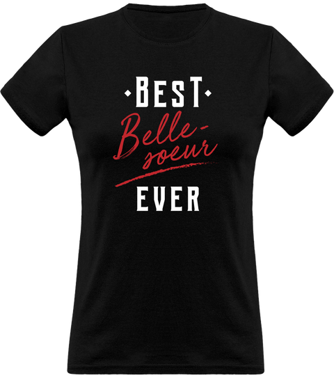 T shirt femme best belle soeur ever