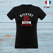 T shirt femme bientôt belle soeur