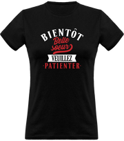 T shirt femme bientôt belle soeur