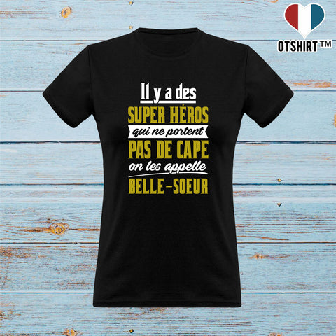 T shirt femme belle-soeur super héro