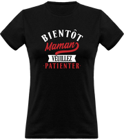 T shirt femme bientôt maman t shirt