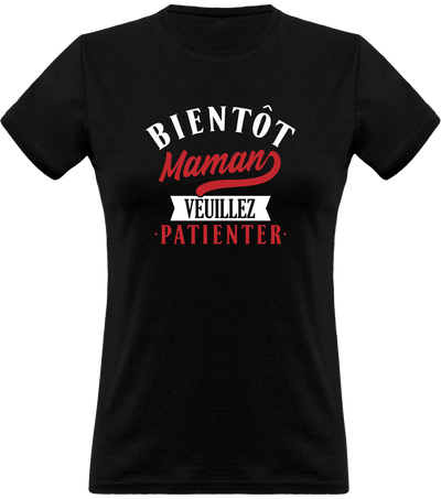 T shirt femme bientôt maman t shirt