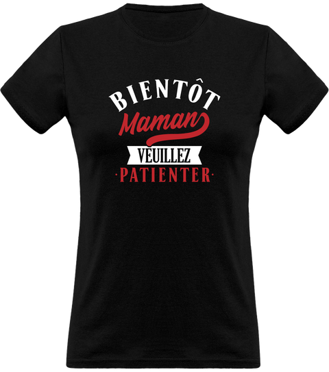 T shirt femme bientôt maman t shirt