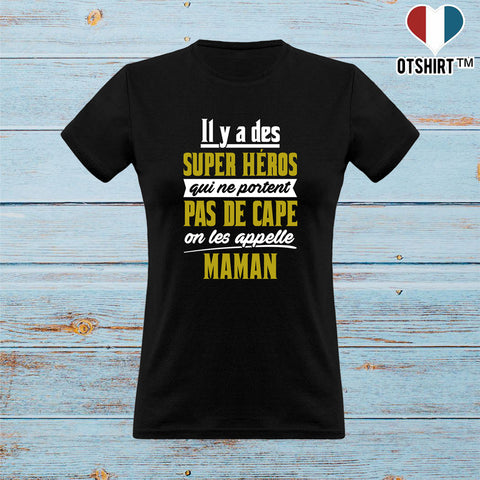 T shirt femme maman super héro