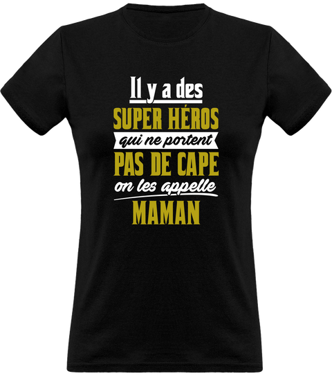 T shirt femme maman super héro t shirt