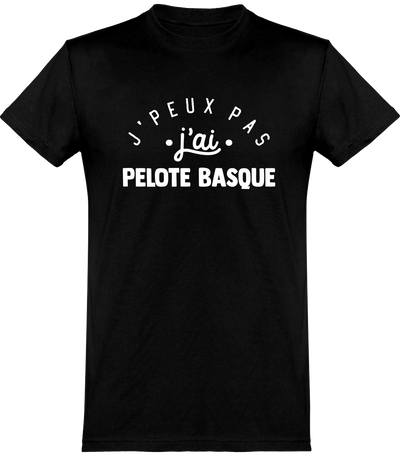  T shirt homme j'peux pas j'ai pelote basque
