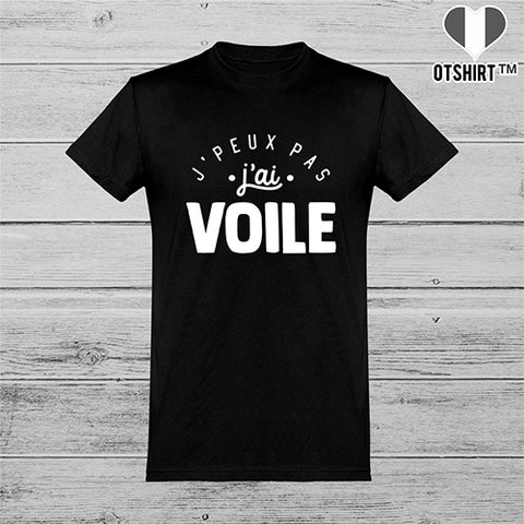  T shirt homme j'peux pas j'ai voile