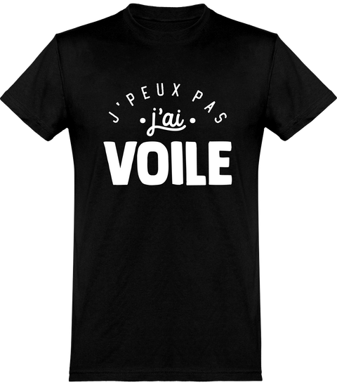 T shirt homme j'peux pas j'ai voile