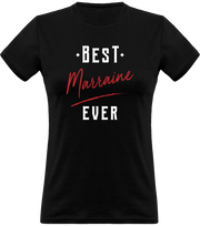 T shirt femme best marraine ever