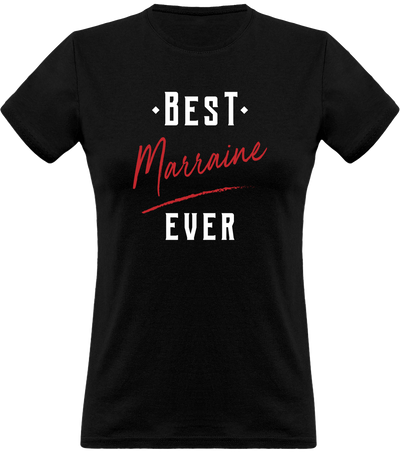 T shirt femme best marraine ever