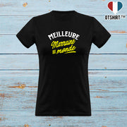 T shirt femme meilleure marraine