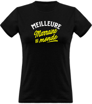 T shirt femme meilleure marraine