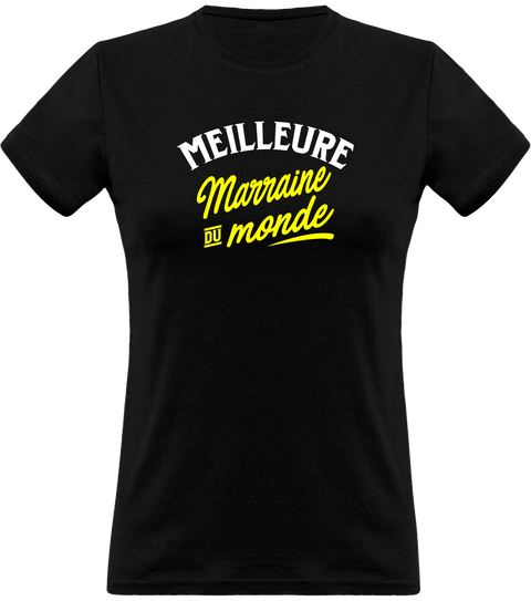 T shirt femme meilleure marraine