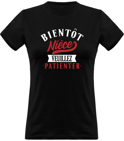 T shirt femme bientôt nièce