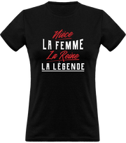 T shirt femme nièce la légende