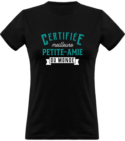 T shirt femme certifiée meilleure petite-amie