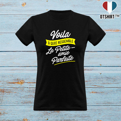 T shirt femme la petite-amie parfaite 2
