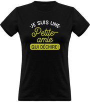 T shirt femme une petite-amie qui déchire