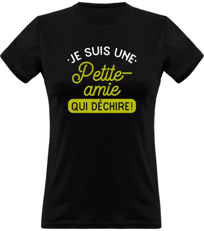 T shirt femme une petite-amie qui déchire