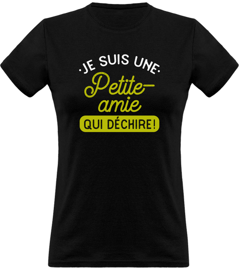 T shirt femme une petite-amie qui déchire