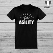  T shirt homme j'peux pas j'ai agility