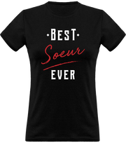 T shirt femme best soeur ever