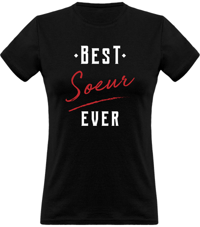 T shirt femme best soeur ever