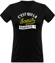 T shirt femme la soeur parfaite