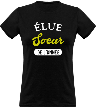 T shirt femme soeur de l'année