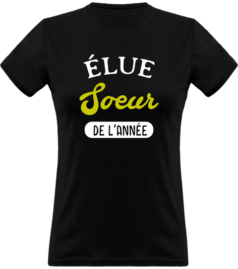 T shirt femme soeur de l'année